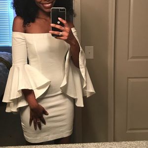 White Winged Dress